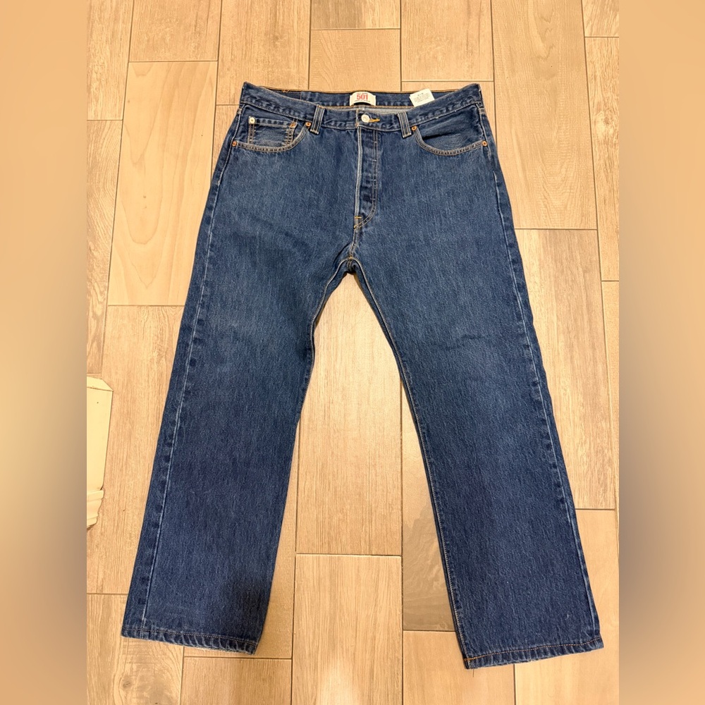 LEVIS Men's 501 Blue Jeans 36x29